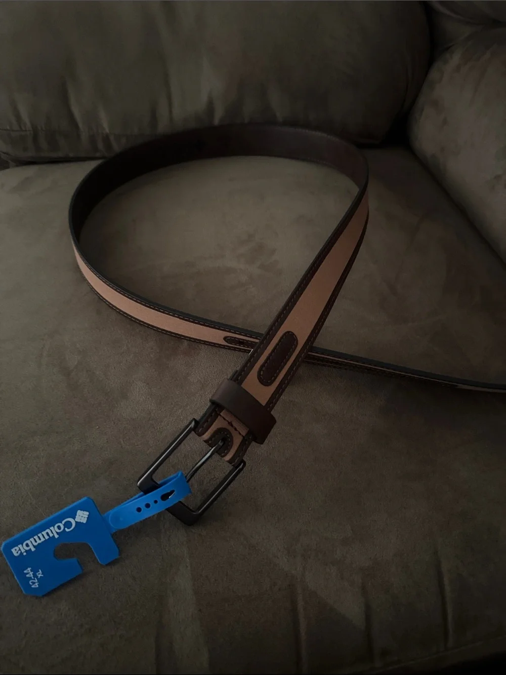 Brown Belt Mens XL 42 44 Columbia